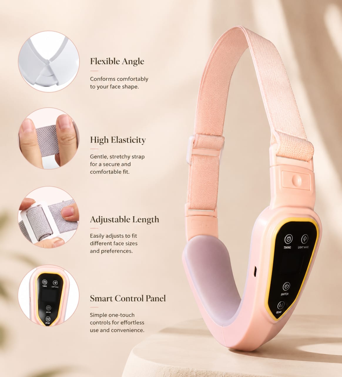 Sootheher V-Shaped Face Mask