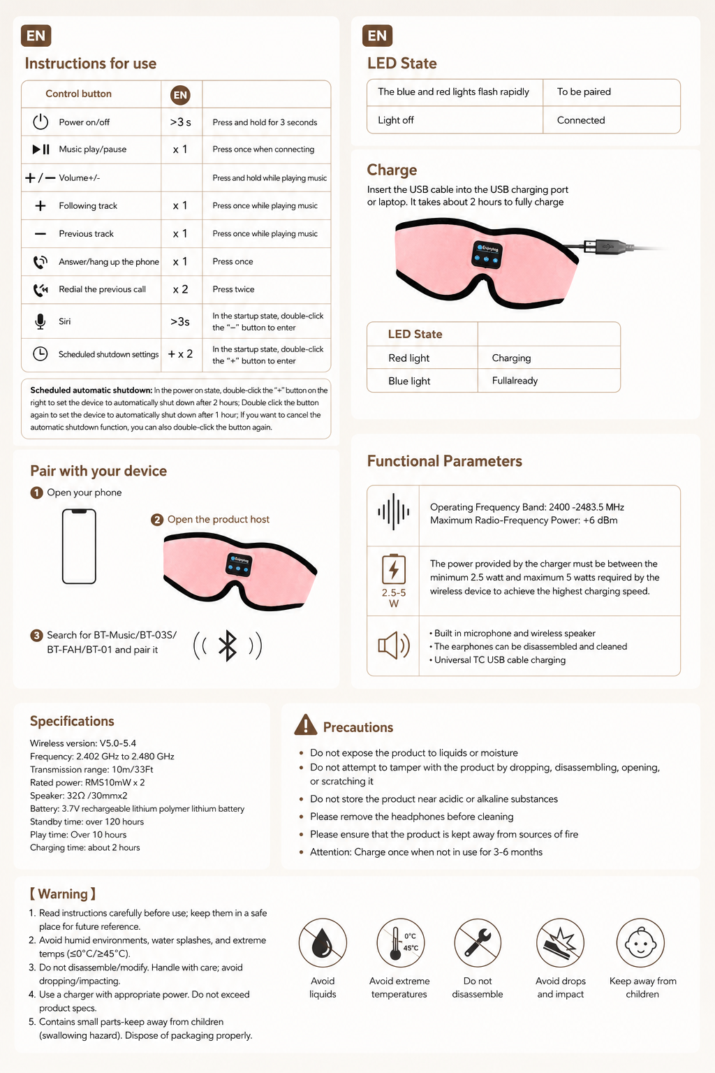 Sootheher Sleep Mask